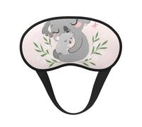FEYUNYAN Fashion Sleep Mask for Adults, Cute Koala Mom Eye Shade with Adjustable Strap, Sleeping Mask for Women & Men, Comfortable Blackout Eye Mask for Travel, Yoga, Nap