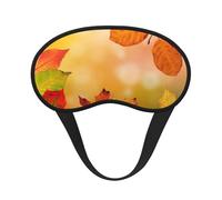 FEYUNYAN Fashion Sleep Mask for Adults, Fall Leaf Eye Shade with Adjustable Strap, Sleeping Mask for Women & Men, Comfortable Blackout Eye Mask for Travel, Yoga, Nap