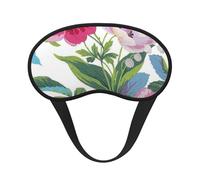 FEYUNYAN Fashion Sleep Mask for Adults, Garden Floral Eye Shade with Adjustable Strap, Sleeping Mask for Women & Men, Comfortable Blackout Eye Mask for Travel, Yoga, Nap