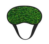FEYUNYAN Fashion Sleep Mask for Adults, Green Leaves Wall Eye Shade with Adjustable Strap, Sleeping Mask for Women & Men, Comfortable Blackout Eye Mask for Travel, Yoga, Nap