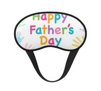 FEYUNYAN Fashion Sleep Mask for Adults, Hand Happy Fathers Day Eye Shade with Adjustable Strap, Sleeping Mask for Women & Men, Comfortable Blackout Eye Mask for Travel, Yoga, Nap