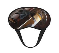 FEYUNYAN Fashion Sleep Mask for Adults, Japan Samurai Sword Eye Shade with Adjustable Strap, Sleeping Mask for Women & Men, Comfortable Blackout Eye Mask for Travel, Yoga, Nap