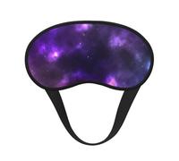 FEYUNYAN Fashion Sleep Mask for Adults, Magic Galaxy Sky Purple Eye Shade with Adjustable Strap, Sleeping Mask for Women & Men, Comfortable Blackout Eye Mask for Travel, Yoga, Nap