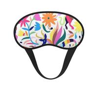 FEYUNYAN Fashion Sleep Mask for Adults, Mexican Otomi Animals Eye Shade with Adjustable Strap, Sleeping Mask for Women & Men, Comfortable Blackout Eye Mask for Travel, Yoga, Nap