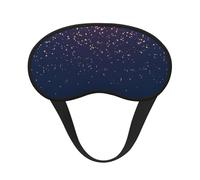 FEYUNYAN Fashion Sleep Mask for Adults, Navy Blue Sky Stars Eye Shade with Adjustable Strap, Sleeping Mask for Women & Men, Comfortable Blackout Eye Mask for Travel, Yoga, Nap