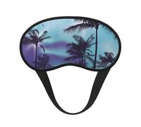 FEYUNYAN Fashion Sleep Mask for Adults, Palm Trees Eye Shade with Adjustable Strap, Sleeping Mask for Women & Men, Comfortable Blackout Eye Mask for Travel, Yoga, Nap