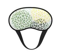 FEYUNYAN Fashion Sleep Mask for Adults, Petals Garden Leaves Eye Shade with Adjustable Strap, Sleeping Mask for Women & Men, Comfortable Blackout Eye Mask for Travel, Yoga, Nap