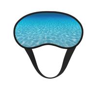 FEYUNYAN Fashion Sleep Mask for Adults, Tranquil Underwater Scenery Eye Shade with Adjustable Strap, Sleeping Mask for Women & Men, Comfortable Blackout Eye Mask for Travel, Yoga, Nap