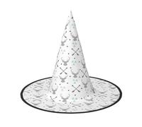 FEYUNYAN Halloween Witch Hat, Adjustable Bendable Witch Costume Accessory for Women Adults Party, Pointed Wizard Cap, Hunting Arrows Triangles Deer Halloween hat, 3 PCS