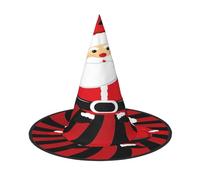 FEYUNYAN Halloween Witch Hat, Adjustable Bendable Witch Costume Accessory for Women Adults Party, Pointed Wizard Cap, Cute Christmas Man Halloween hat, 3 PCS