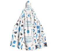 FEYUNYAN Hooded Cape For Adults, Fathers Day Love Dad Halloween Cloak, Gothic Witch Vampire Costume Accessory, Adjustable Tie Closure Soft Polyester Cloak For Cosplay & Halloween Parties