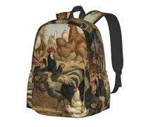 FEYUNYAN Large Capacity Backpack For School, Travel, With Adjustable Straps