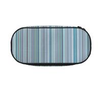 FEYUNYAN Large Capacity Pencil Case Aesthetic, Spill-Proof Canvas Pencil Pouch With Zipper, Vertical Stripes Pencil Case For Women Men, Lightweight Portable Stationery Pencil Bag For Students & Travel
