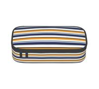 FEYUNYAN Large Capacity Pencil Case for School, Office Supplies, Striped, Multi-Layer Organization Travel Toiletry Bag, Durable Oxford Fabric Zippered Pencil Box for Students, Artists