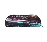 FEYUNYAN Large Capacity Pencil Case For School & Travel, Colorful Dragonfly Pen Pouch, Leather Semi-Circle Organizer For Boys Girls Teens Students, Stationery Organizer Office Makeup Bag For Women Men