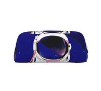 FEYUNYAN Leather Pencil Case Organizer, Premium PVC Cosmetic Bag 8x5.5x20.5cm, Cool Man in Galaxy Pencil Pouch, Waterproof Makeup Travel Pouch with Anti-Scratch Padding for School, Office, Travel