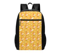 FEYUNYAN Lightweight Backpack for School Outdoor Travel, Chicken Chick Polyester School Bag, Ergonomic Shoulder Straps, Water-Resistant Large Capacity Bookbag for College Travel Hiking