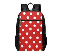 FEYUNYAN Lightweight Backpack for School Outdoor Travel, Polka Dot Polyester School Bag, Ergonomic Shoulder Straps, Water-Resistant Large Capacity Bookbag for College Travel Hiking