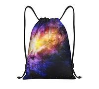 FEYUNYAN Lightweight Drawstring Gym Backpack, Galaxy In The Universe Drawstring Bags, Water-Resistant Sports Duffle Bag, Foldable Yoga Bag With Adjustable Straps For Fitness/Travel, 50x42 Cm
