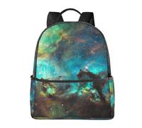 FEYUNYAN Lightweight Laptop Backpack For Work Travel, Universe Galaxy Space, Durable Casual Bookbag With Ergonomic Air Mesh Back, Spacious School Backpack For College, Business, Hiking & Weekend Trips