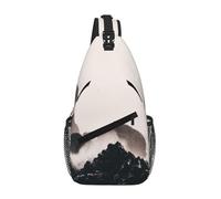 FEYUNYAN Men'S Chest Bag, Iceland, Lightweight Durable Sling Backpack For Daily Commute, Travel, Work & School, Crossbody Messenger Bag, Adjustable Strap Unisex Chest Pack For Gym, Hiking