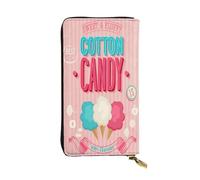 FEYUNYAN Premium Leather Long Clutch Wallet for Women, Large Capacity ID Card Organizer with Zipper Pocket, Cotton Candy Women Purse, Long Wallet Clutch for Ladies (Travel, Office, Everyday Use)