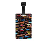 FEYUNYAN PVC Luggage Tags for Suitcases & Bags, Travel Id Name Tags Holder