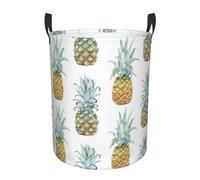 FEYUNYAN Round Laundry Basket 40l, Dirty Clothes Basket For Bathroom