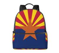 FEYUNYAN Stylish Lightweight Backpack for Women & Men, Arizona Flag School Bag, Water-Resistant Polyester Daypack with Padded Laptop Sleeve, Unisex Laptop Bag for Travel College Hiking