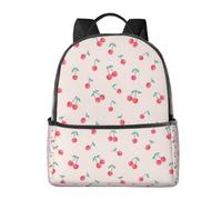 FEYUNYAN Stylish Lightweight Backpack for Women & Men, lovely sweet red cherry School Bag, Water-Resistant Polyester Daypack with Padded Laptop Sleeve, Unisex Laptop Bag for Travel College Hiking