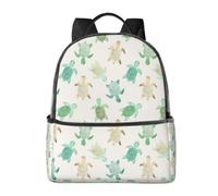 FEYUNYAN Stylish Lightweight Backpack for Women & Men, Turtle write School Bag, Water-Resistant Polyester Daypack with Padded Laptop Sleeve, Unisex Laptop Bag for Travel College Hiking