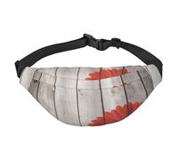 FEYUNYAN Ultra-Light Waterproof Waist Pack for Hiking Travel Running, Flower Red Dahlia Fanny Pack with 3 Zipper Pockets, Durable Hands-Free Belt Bag with Adjustable Strap