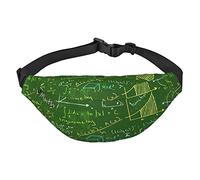 FEYUNYAN Ultra-Light Waterproof Waist Pack for Hiking Travel Running, Math Question Fanny Pack with 3 Zipper Pockets, Durable Hands-Free Belt Bag with Adjustable Strap