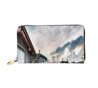 FEYUNYAN Unique Novelty Wallet for Women, Agricultural Machinery Leather Wallet Organizer with Zippered Coin Pocket & Card Slots, RFID Blocking Slim Bifold Wallet for Daily Use Gift