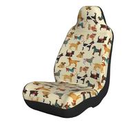 FEYUNYAN Universal Car Seat Covers For Cars, Suvs, Trucks, Hound Dogs, Elastic Seat Protectors, Easy Install Comfortable Car Seat Covers For Vehicle Interior Protection, With Pocket, 2 Pcs