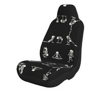 FEYUNYAN Universal Car Seat Covers For Cars, Suvs, Trucks, Love Skull Of Sports, Elastic Seat Protectors, Easy Install Comfortable Car Seat Covers For Vehicle Interior Protection, With Pocket, 1 PCS