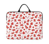 FEYUNYAN Water-Resistant Laptop Bag 14 inch, christmas prints Laptop Bag, Protective Laptop Case, Work Bag with Handle, Lightweight Carrying Case for Travel, Business, Office, School