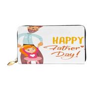FEYUNYAN Women's Leather Long Wallet Organizer, Fathers Day by Daughter Ladies Purse, RFID Blocking Large Capacity Checkbook Holder, Multiple Card Slots Zipper Coin Purse Leather Women's Wallets