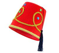 Fez Deluxe Felt Crazy Hats Caps & Headwear for Fancy Dress Costumes Accessory