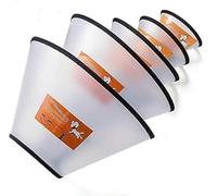 Fezep Dog Cone Collar, Adjustable Protective Collars for Pet Dog & Cat, Recovery E-Collar Anti-Bite Lick Wound Healing, Soft Edge Neck Cone for Small/Medium/Large Dog (5 PCS)