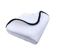 FEZTGVOFA Microfibre Towel for Makeup Brushes, White Reusable Cleaning Towel, Absorbent Soft Fabric 40cm x 40cm, Ideal for Gently Cleaning Delicate Brushes and Maintaining Makeup Hygiene