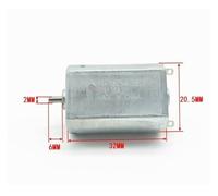 FF-180SH-3825 DC 1.2V 2.4V 3V 3.7V High Speed 15mm*20mm electronic starter for Shaver Clipper Toy Car Engine Model BIANMTSW(6mm Long Shaft Motor)