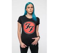 FF Band Logo Skinny Fit T Shirt Foo Fighters Black XXL