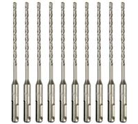 FF ERA 10-Pack SDS Plus 3/16" x 6" Rotary Hammer Drill Bits, Carbide Tipped for Brick, Stone and Concrete