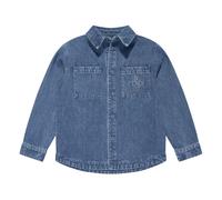 FF Logo Denim Overshirt - male - Fendi - Light Jackets - Blue - 8 Y - Kids 8 Y