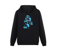 FFANZUOYOU 2000Ad Rogue Trooper Unisex Sweatshirts Graphic Print Mens Hooded Black Sweater XL