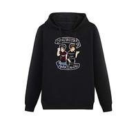FFANZUOYOU Amazing Phil And Dan Unisex Sweatshirts Graphic Print Mens Hooded Black Sweater M