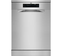 AEG 6000 Series Freestanding Dishwasher FFB74917ZM, 14 settings, 60cm, Airdry and SatelliteClean Technology, GlassCare, Delay Start, XtraPower, Adjustable Basket, dB44, 850x598x622mm, Grey, Class C