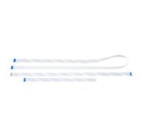 FFC Ribbon Flexible Flat Cable Soft Compact 15 Pin 30cm 50cm 100cm for Camera Module White PET 3PCS Set
