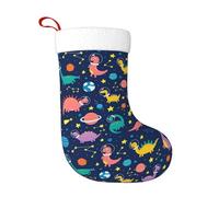 FFCrying Funny Dinosaur Planet Christmas Stocking Large Dinosaur Xmas Stockings Christmas Room Decor for Christmas Holiday Party Decorations Kid Boys Gifts